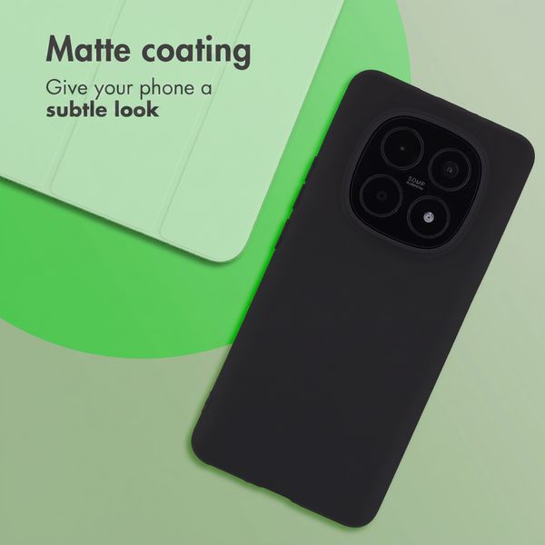 imoshion Coque Couleur Xiaomi Redmi Note 15 (5G) - Noir