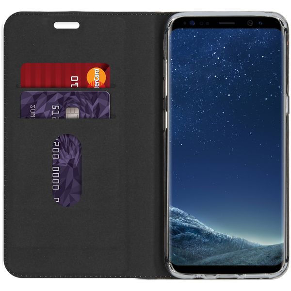 Concevez votre propre housse portefeuille Samsung Galaxy S8 - Blanc
