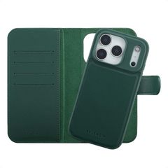 Selencia Étui portefeuille amovible Olyn avec MagSafe Apple iPhone 17 Pro - Vert