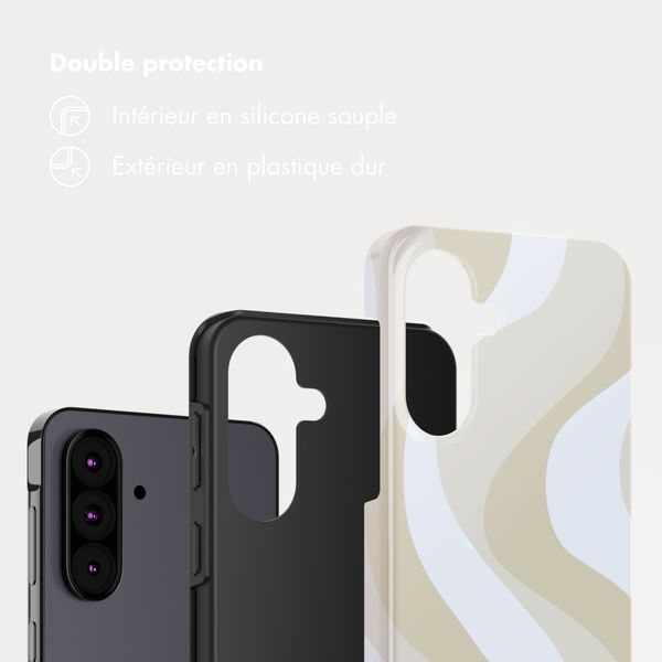 Selencia Coque arrière Vivid Samsung Galaxy A37 (5G) - Desert Waves Beige