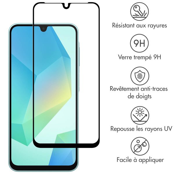 Accezz Protection d'écran en verre trempé Full Cover Samsung Galaxy A16 / A17 / A26