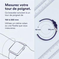WiWu Bracelet milanais Apple Watch | 44/45/46/49 mm - Argent