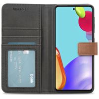 imoshion Étui de télephone portefeuille de luxe Samsung Galaxy A52(s) (5G/4G) - Marron