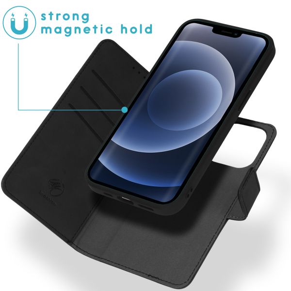 imoshion Etui de télephone luxe 2-en-1 amovible Apple iPhone 13 Pro - Noir