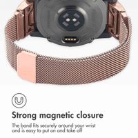 imoshion Bracelet QuickFit® Milanais  - Connexion Garmin 20 mm - Taille L/XL - Rose Gold