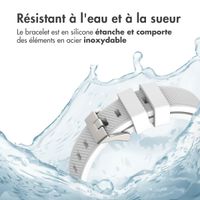 imoshion Bracelet en silicone flexible  - Connexion universelle 22 mm - Blanc