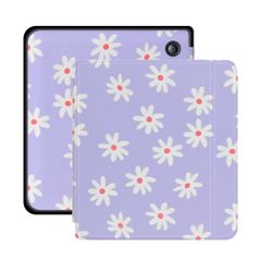 imoshion Design Slim Hard Sleepcover avec support Kobo Libra H2O - Flowers Distance
