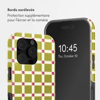 Selencia Coque arrière Vivid Apple iPhone 16 Pro - Check This Olive
