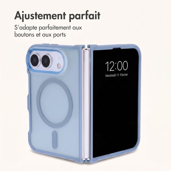 imoshion Coque Color Guard avec MagSafe Apple iPhone Duo - Bleu clair