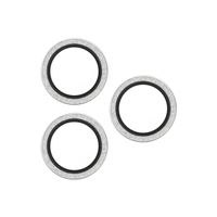 PanzerGlass Protection Caméra Hoops Optic Rings Apple iPhone 17 Pro / 17 Pro Max - Argent Pailleté