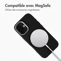 Accezz Coque arrière Mesh avec MagSafe Apple iPhone 16 - Noir