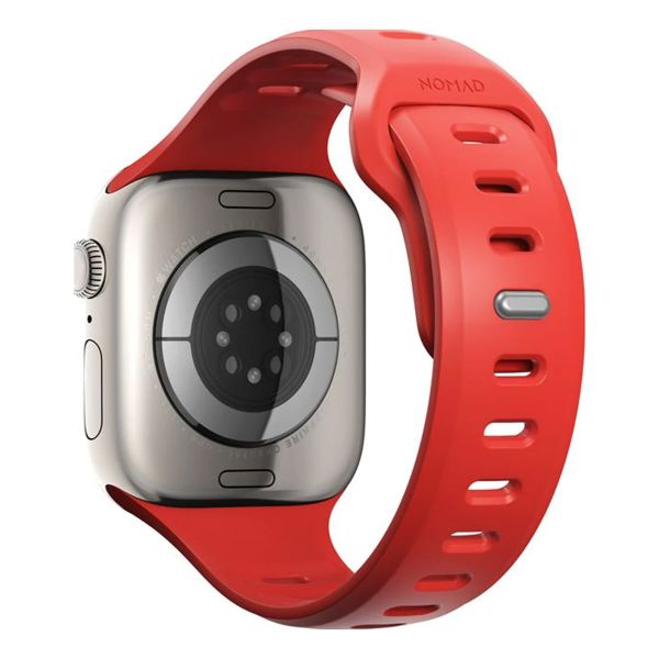 Nomad Bracelet Tempo en silicone Apple Watch | 44/45/46/49 mm - Coral