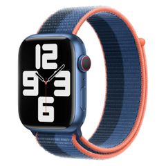 Apple Bracelet Sport Loop Apple Watch | 44/45/46/49 mm - Blue Jay/Abyss Blue