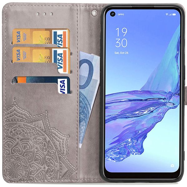 imoshion Etui de télephone Mandala Oppo A53 / Oppo A53s - Gris