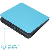 imoshion Étui de liseuse portefeuille Slim Hard Kobo Libra 2 / Tolino Vision 6 - Bleu clair