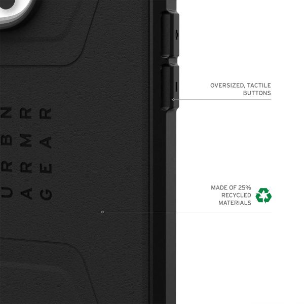 UAG Coque Civilian MagSafe Apple iPhone 16 Pro - Noir