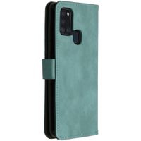 imoshion Étui de télephone portefeuille de luxe Samsung Galaxy A21s - Bleu clair