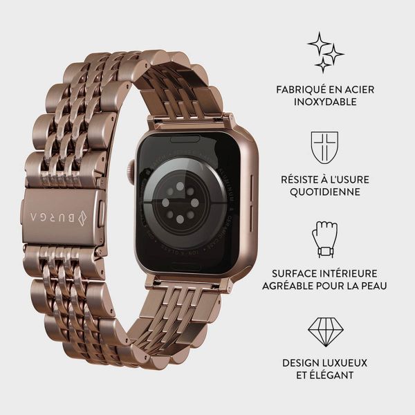 Burga Bracelet acier Apple Watch | 38/40/41/42 mm - Rose Gold