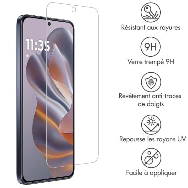 Accezz Protection d'écran en verre trempé Motorola Thinkphone 25 / Edge 50 Neo / Edge 60 Neo