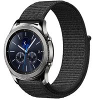 imoshion Bracelet en nylon Samsung Galaxy Watch 3 (45 mm) / Watch (46 mm) / Gear S3 Frontier / Gear S3 Classic (22 mm) - Noir