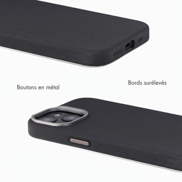 Accezz Coque arrière Mesh avec MagSafe Apple iPhone 14 / 13 - Noir