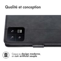 imoshion Étui de télephone portefeuille de luxe Xiaomi 13 Pro - Noir
