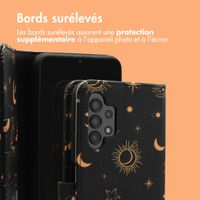 imoshion Étui de télephone portefeuille Design Samsung Galaxy A13 (4G) - Sky Black
