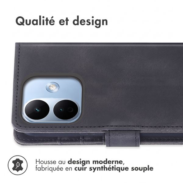 imoshion Etui de télephone portefeuille avec cordon Xiaomi Redmi Note 17 Pro Max - Noir