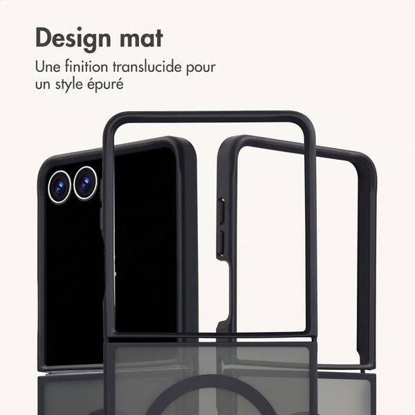 imoshion Coque Color Guard avec MagSafe Samsung Galaxy Z Flip 8 - Noir