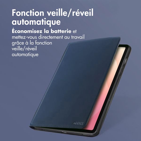Accezz Coque tablette Classic Samsung Galaxy Tab S11 Ultra - Bleu foncé