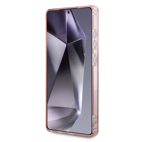 Guess Coque MagSafe IML avec strass Samsung Galaxy S25 Ultra - Rose