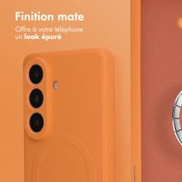 imoshion Coque Couleur avec MagSafe Samsung Galaxy S26 - Orange