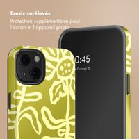 Selencia Coque arrière Vivid avec MagSafe Apple iPhone 13 - Chalky Bloom