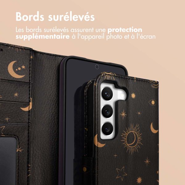 imoshion Étui de télephone portefeuille Design Samsung Galaxy S22 - Sky Black