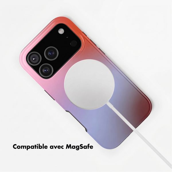 Selencia Coque arrière Vivid avec MagSafe Apple iPhone 18 Pro Max / 17 Pro Max - Gradient Soft Blush