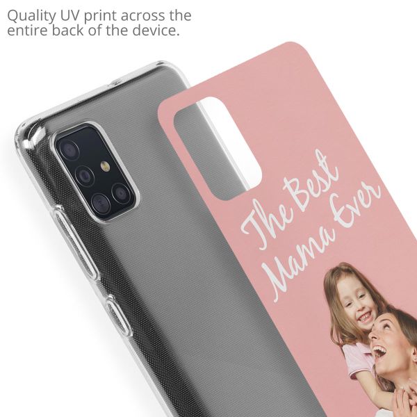 Concevez votre propre coque transparente Samsung Galaxy A71 - Transparent