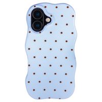 Selencia Coque arrière Vivid Wavy avec MagSafe Apple iPhone 17 - Happy Dots Digital Sky