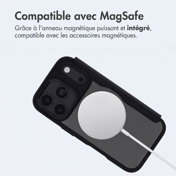 imoshion Bookcase transparente avec MagSafe Apple iPhone 18 Pro Max / 17 Pro Max - Noir