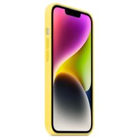 Apple Coque en silicone MagSafe Apple iPhone 14 - Canary Yellow