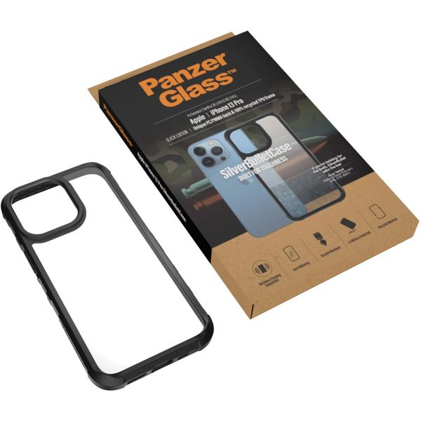 PanzerGlass SilverBullet ClearCase Apple iPhone 13 Pro - Noir