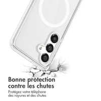imoshion Coque Pailletée avec MagSafe Samsung Galaxy S25 - Paillettes Transparent