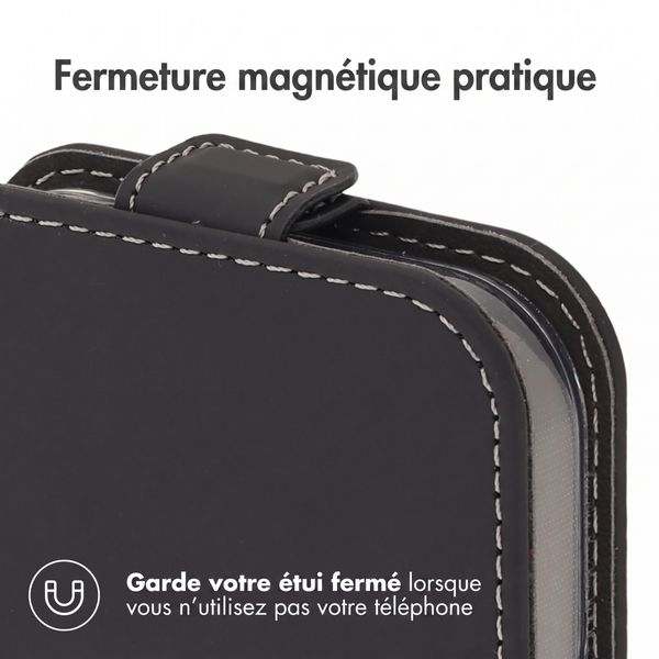 Accezz Étui à rabat Apple iPhone 18 Pro / 17 Pro - Noir