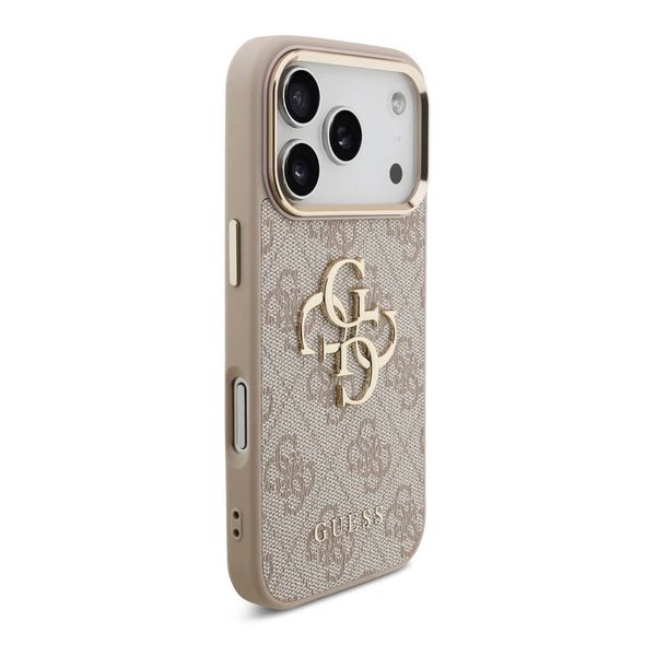 Guess Coque 4G Metal Logo Backcover Apple iPhone 18 Pro Max / 17 Pro Max - Pink