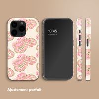 Selencia Coque arrière Vivid avec MagSafe Apple iPhone 15 Pro - Paisley Blush