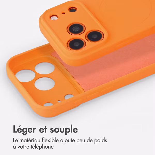 imoshion Coque Couleur avec MagSafe Apple iPhone 18 Pro / 17 Pro - Orange