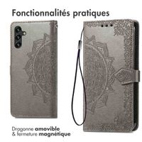 imoshion Etui de télephone Mandala Samsung Galaxy A25 (5G) - Gris