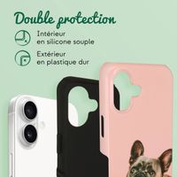 Concevez votre propre coque Tough Apple iPhone 16 - Blanc