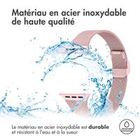 imoshion Bracelet pliant Milanese Apple Watch | 38/40/41/42 mm - Rose