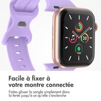 imoshion Bracelet en silicone⁺ Apple Watch | 38/40/41/42 mm - Taille S/M - Lilas