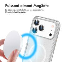 imoshion Coque Pailletée avec MagSafe Apple iPhone 17 Pro Max - Transparent